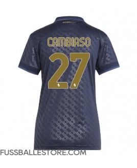 Günstige Juventus Andrea Cambiaso #27 3rd trikot Damen 2024-25 Kurzarm